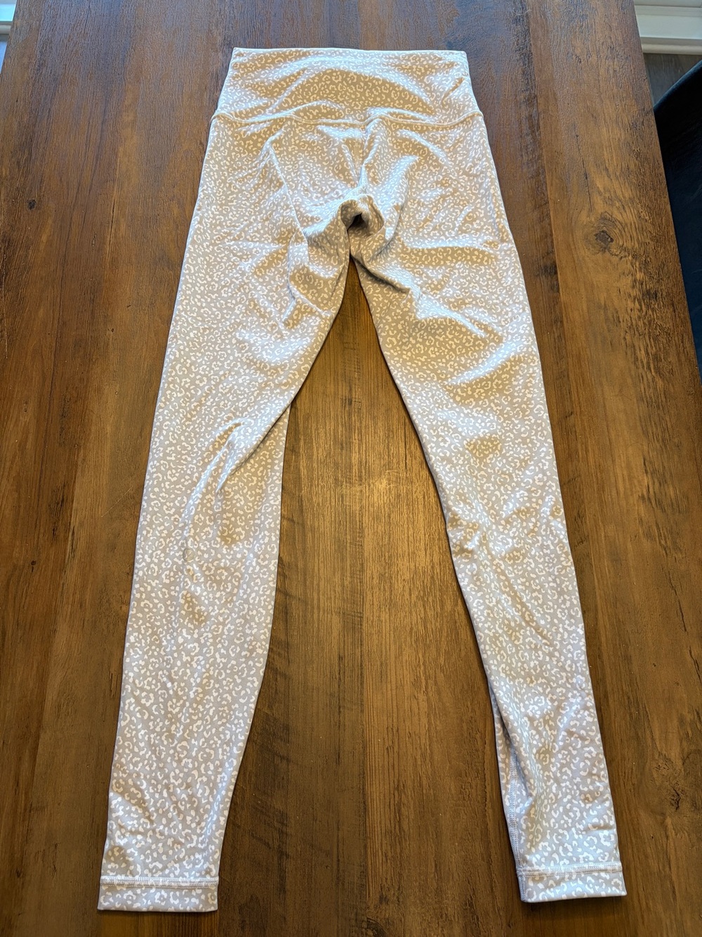 lululemon athletica Light Grey Leopard High-Waist Leggings
